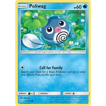 Karetní hra Poliwag 037/214 - Unbroken Bonds Typ karty: Non-Holo