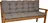 Axin Trading Polstr na zahradní lavičku 2x 137 x 46 cm, šedý melír