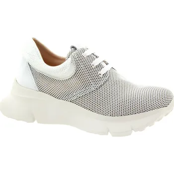 Dámské tenisky HISPANITAS Dámské kožené bílé tenisky na klínku HV243446-WHITE-245 Velikost 37