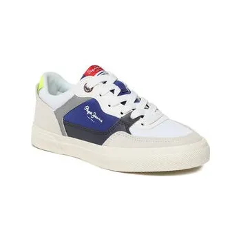 Dámské tenisky Sneakersy Pepe Jeans Kenton Master Combi B PBS30548 Bílá 35