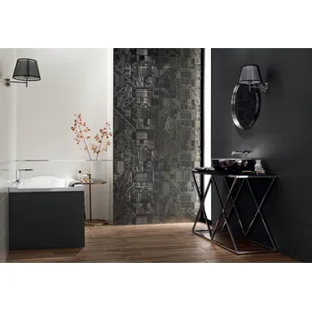 Dlažba DOMINO Duo T0008 29,8 cm x 59,8 cm x 0,65 cm bílá 1,07 m2