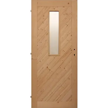 Interiérové dveře Palubkové dveře č.13 (Masivní smrkové dveře)