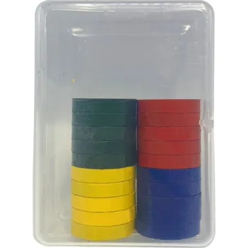 Dekorativní magnet PKstar Magnety barevné 25 mm 20 ks 476982