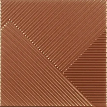 Obklad DUNE STRIPES 187557 25 cm x 25 cm x 1 cm červená 0,88 m2