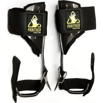 Lezecký doplněk Panther Spikes stromolezecké stupačky Carbon Velcro nastavitelné Varianta: střední