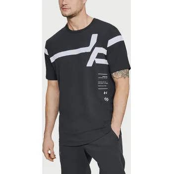 Pánské tričko Pánské triko Under Armour Striped SS - černé - 1318559-001 Velikosti: S