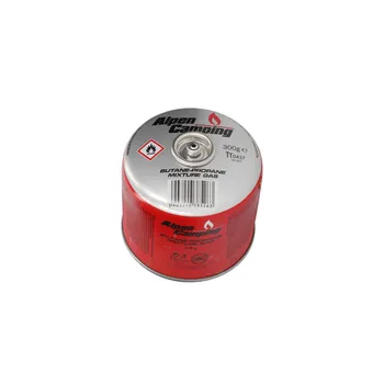 Plynová kartuše Alpen Camping plynová kartuše 300g se závitovým ventilem - akce