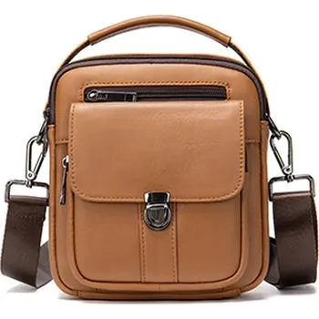 Pánska kožená taška cez rameno NW478 Barva (Varianta): Hnědá