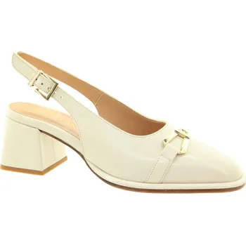 Dámské lodičky KELTON Dámské kožené krémové lodičky AJ4506-CONHCHIGLIA-255 Velikost 39