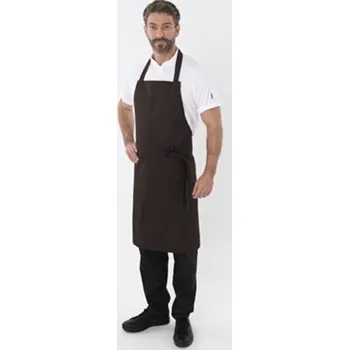 Pracovní zástěra Dennys London Gastro zástěra DP10 Peat 91 x 91 cm