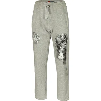 Tepláky PitBull West Coast HECTOR šedé - open end - PWC_TEP_HEC_GREY Velikosti: S