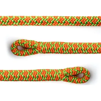 Lano Cousin Trestec arboristické lano Atrax 11,6 mm s 2 oky zelená/oranžová Délka: 35