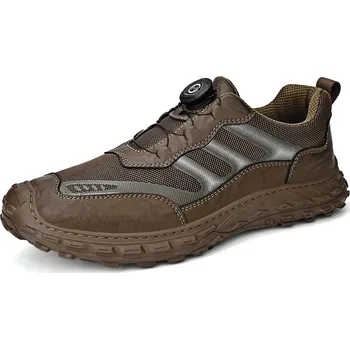 Pánská běžecká obuv Outdoorové tenisky MIX590 Barva: Khaki, Velikost: 40