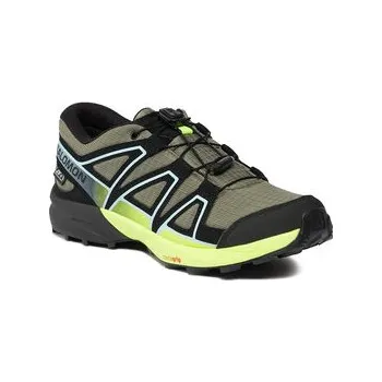 Dívčí obuv Běžecké boty Salomon Speedcross Climasalomon™ Waterproof L47278900 Zelená 33