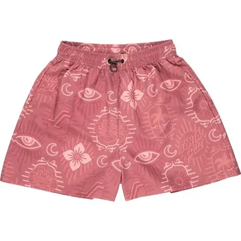 Dámské plavky SANTA CRUZ plavky - Venice Swimshort Red Patchwork (RED PATCHWORK)