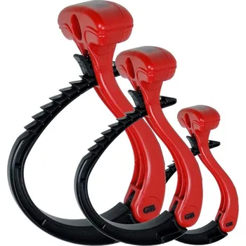 karabina Cable Wraptor Set - 3ks držáků na kabely/lana černá