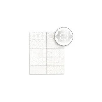 Dlažba VIVES MUGAT/RIVOLI 3Q9M 10 cm x 20 cm x 0,75 cm bílá 1,36 m2