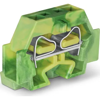 Stavebniny WAGO Svorka 262-307 2vodičová Bez tlačítka S upevňovací přírubou, zelenožlutá 262-307