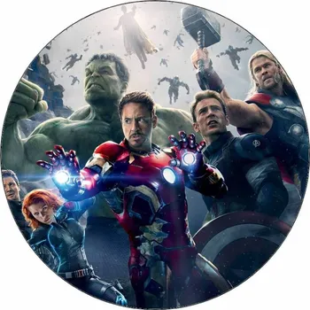 Jedlá dekorace na dort Jedlý papír Avengers team 19,5 cm