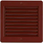 Haco Větrací mřížka s rámečkem a síťovinou 150x150 hnědá