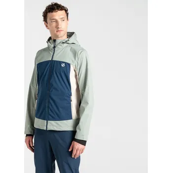 Pánská větrovka Pánská softshellová bunda Dare2b MOUNTAINEER modrá/světle zelená XXL