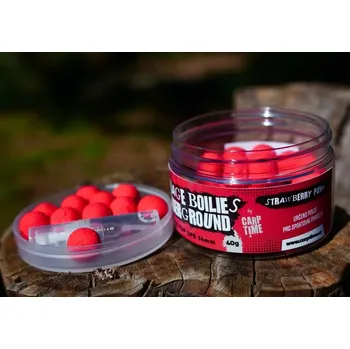 Boilies G.B.U. Plovoucí Boilies Zeppelin Pop Ups Strawberry Punk 40 g - 14 mm