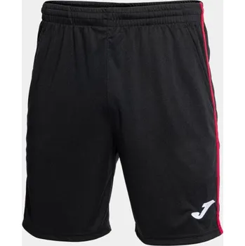 Pánské/Chlapecké sportovní šortky JOMA OPEN III BERMUDA BLACK RED Velikost: XL, Barva: BLACK-RED