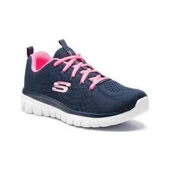 Dámská obuv Sneakersy Skechers Get Connected 12615/NVHP Tmavomodrá 35