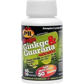 JML Ginkgo a guarana mega 60+30 tablet