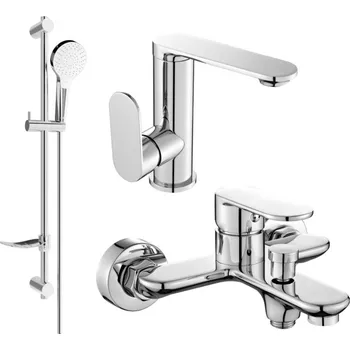 Vodovodní baterie Vanová souprava Mexen Milo DF05, chrom - 713053DF05-00