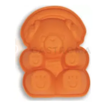 Kuchyňská sůl Forma na cukrovinky a dorty SFT803 SMALL TEDDY BEAR, medvídek, 12,5x16,2x3,6 cm | SILIKOMART, Uniflex