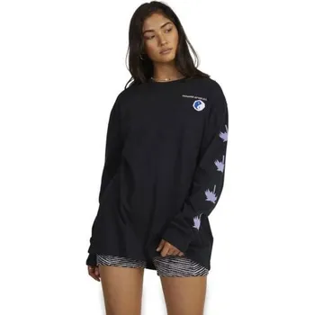 Dámské tričko TRIKO RVCA PARADISE RELAXED L/S WMS - černá - S + při osobním odběru 835 Kč