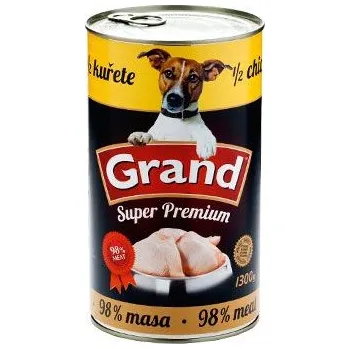 Krmivo pro psa GRAND konz. pes Extra s 1/2 kuřete 1300g