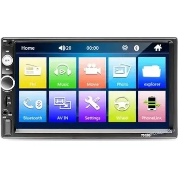 Autorádio 2DIN 7" LCD USB BT SD autorádio 7010b menu CZ