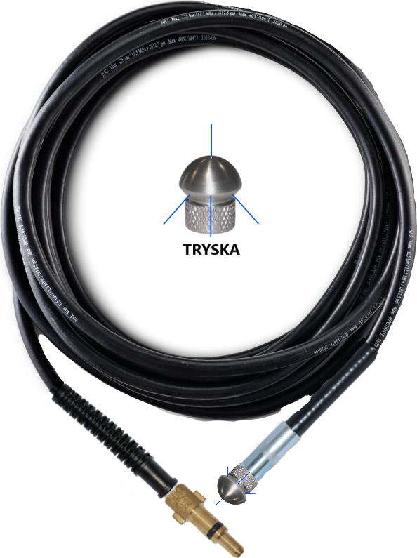 Vapka Čistič odpadů, kanálů a trubek 20m