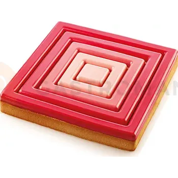 Kuchyňská sůl Forma na dorty - čtverec, 190x190 mm, 1 ks | SILIKOMART, Tarte 4.0