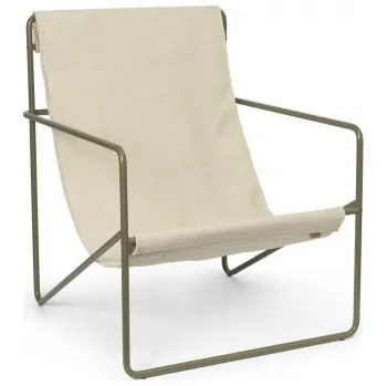 Křeslo Desert Lounge Chair cloud olive