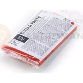 Výroba svíčky Cukrová pasta, červená, 250 g | SILIKOMART, i78 Decoration