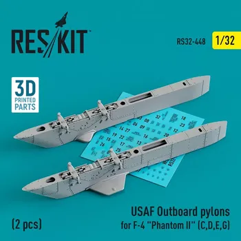 Plastikový model Reskit 1/32 USAF Outboard pylons F-4 'Phantom II' C,D,E,G