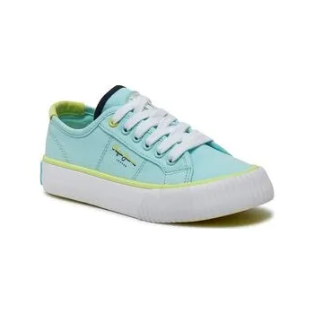 Dámské tenisky Pepe Jeans Tenisky Ottis Basic G PGS30605 Modrá 32