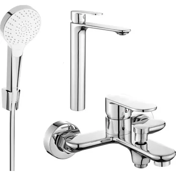 Vodovodní baterie Vanová souprava Mexen Milo R05, chrom - 71313R05-00