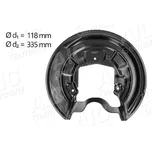 Ochranný plech proti rozstřikování, brzdový kotouč AIC 57692