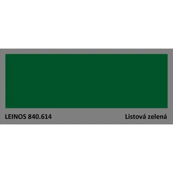 Lak na dřevo LEINOS 840 Krycí lak (750ml) vysoce krycí barva, odolná povětrnostním vlivům, na dřevo, kov a neutrální kámen 614 Listová zelená