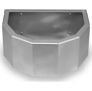 krmítko pro hospodářská zvířata Nástěnný pozinkovaný žlab GAUN 60720