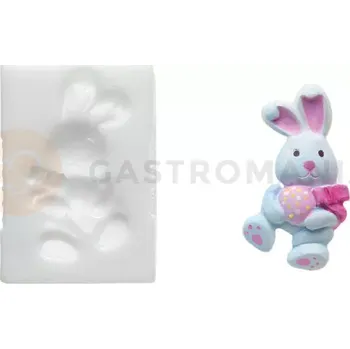 Kuchyňská sůl Silikonová forma na cukrovou hmotu ve tvaru králíka - SLK225, 69x35 mm | SILIKOMART, SugarFlex
