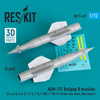 Plastikový model Reskit 1/72 AGM-12C Bullpup B missiles (2 pcs.)