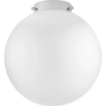 Kaspa 10724103 ALUR - Stropní svítidlo s kulatým skleněným stínidlem, chrom lesk, 1 x E27, Ø 30cm (Stropní svítidlo 1 x E27, s mléčným kulatým skleněným stínidlem)