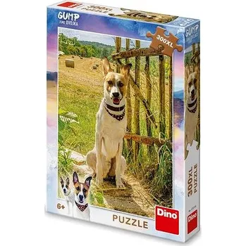 Puzzle Dino Gump jsme dvojka XL