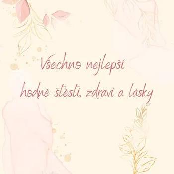 Kartička Všechno nejlepší