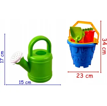 Hračka na písek Komplet zámek velký na písek s konvičkou 0749